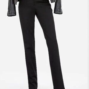 Express Columnist solid black straight slim ankle pants